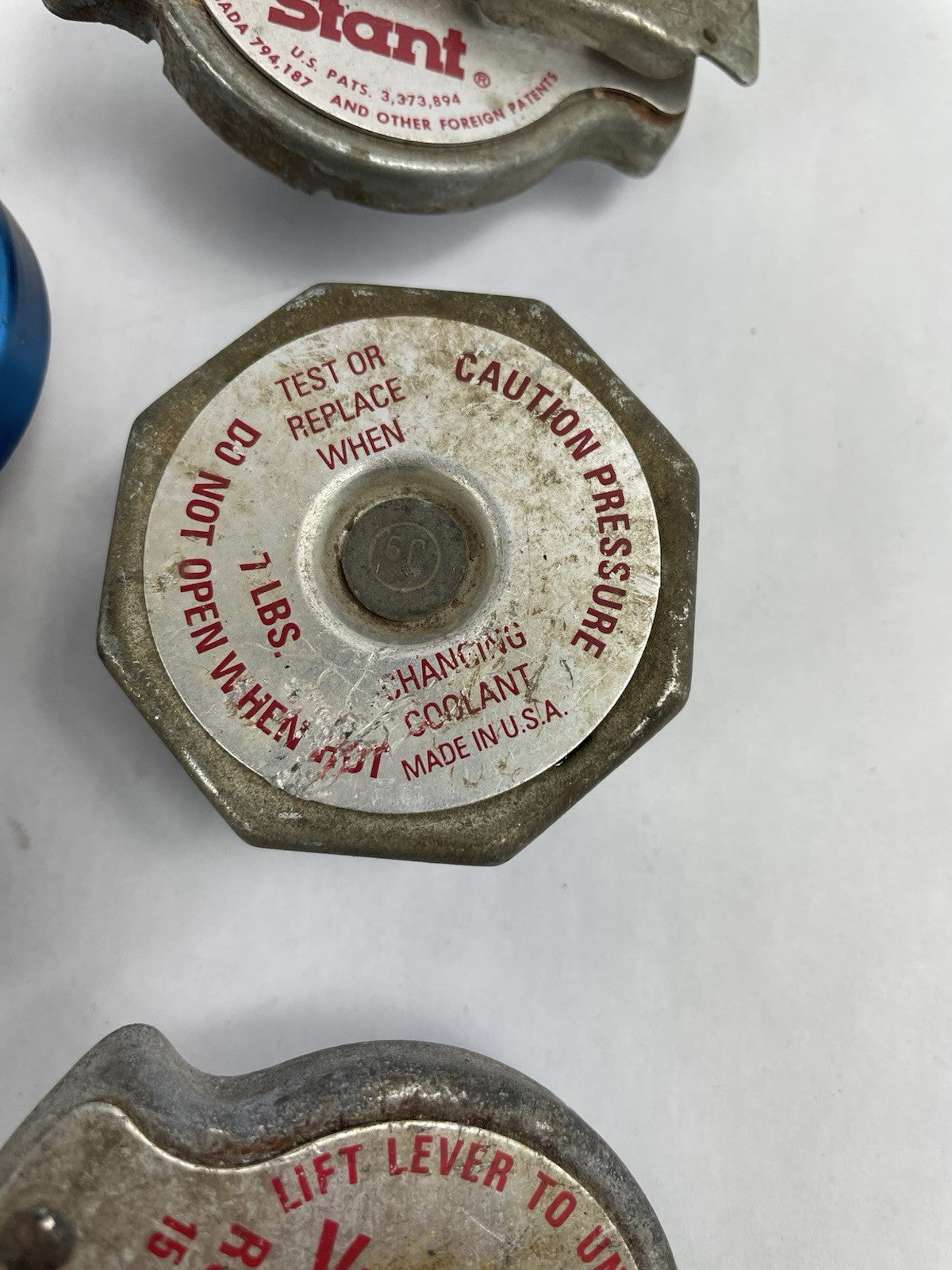 LOT OF 5: Vintage Radiator Cap Original LEV-R-VENT MOPAR PARTS