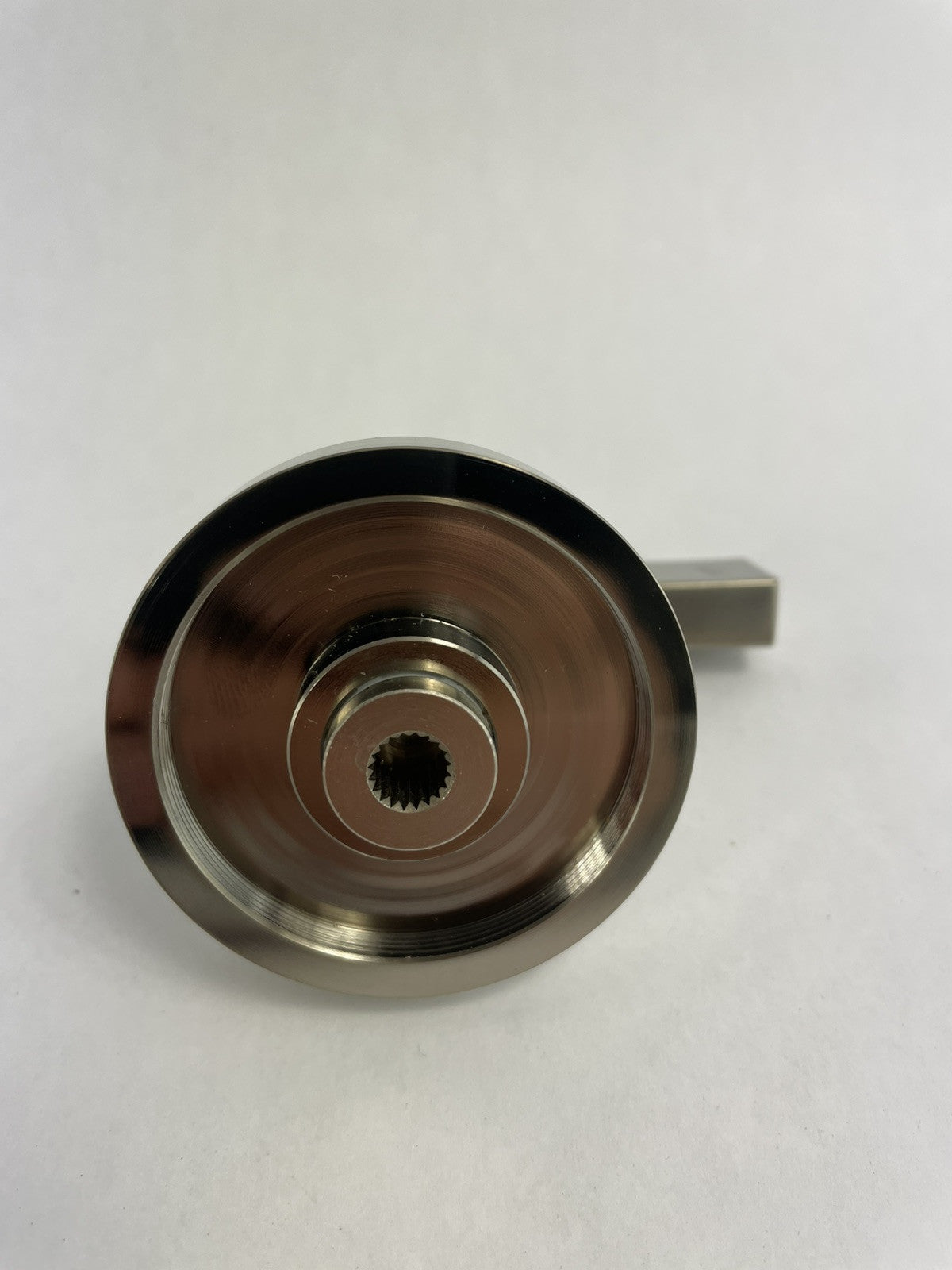 Hansgrohe Axor Citterio hot lever handle brushed nickel