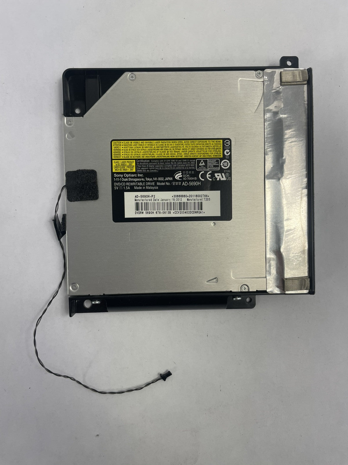Apple iMac A1312 AD-5690H-P2 DVD-RW Drive 678-0613B Sony Original