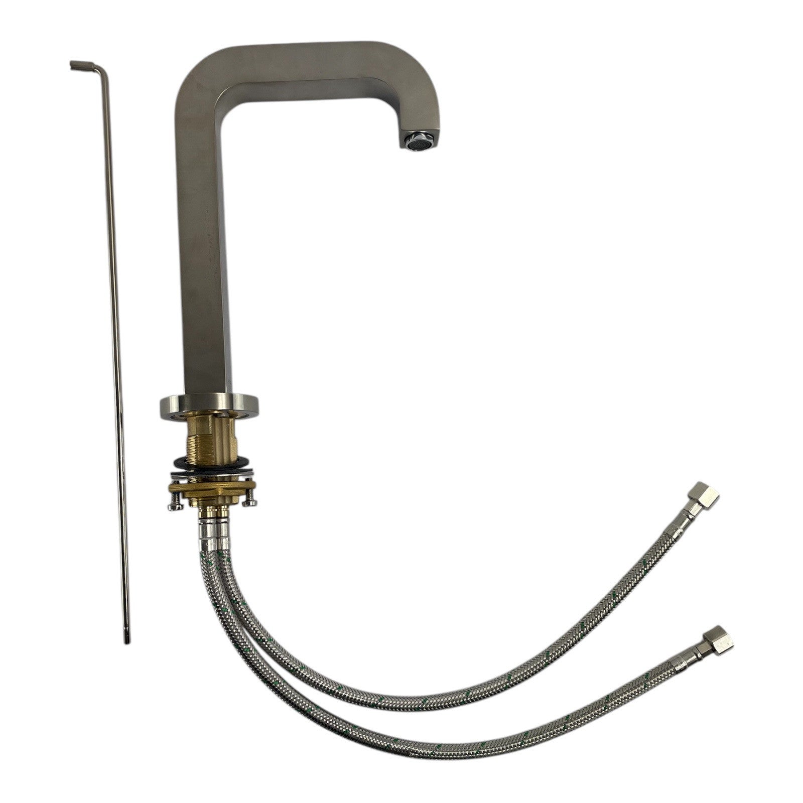 Hansgrohe AXOR Citterio 39135821 brushed nickel bathroom sink faucet body without handles