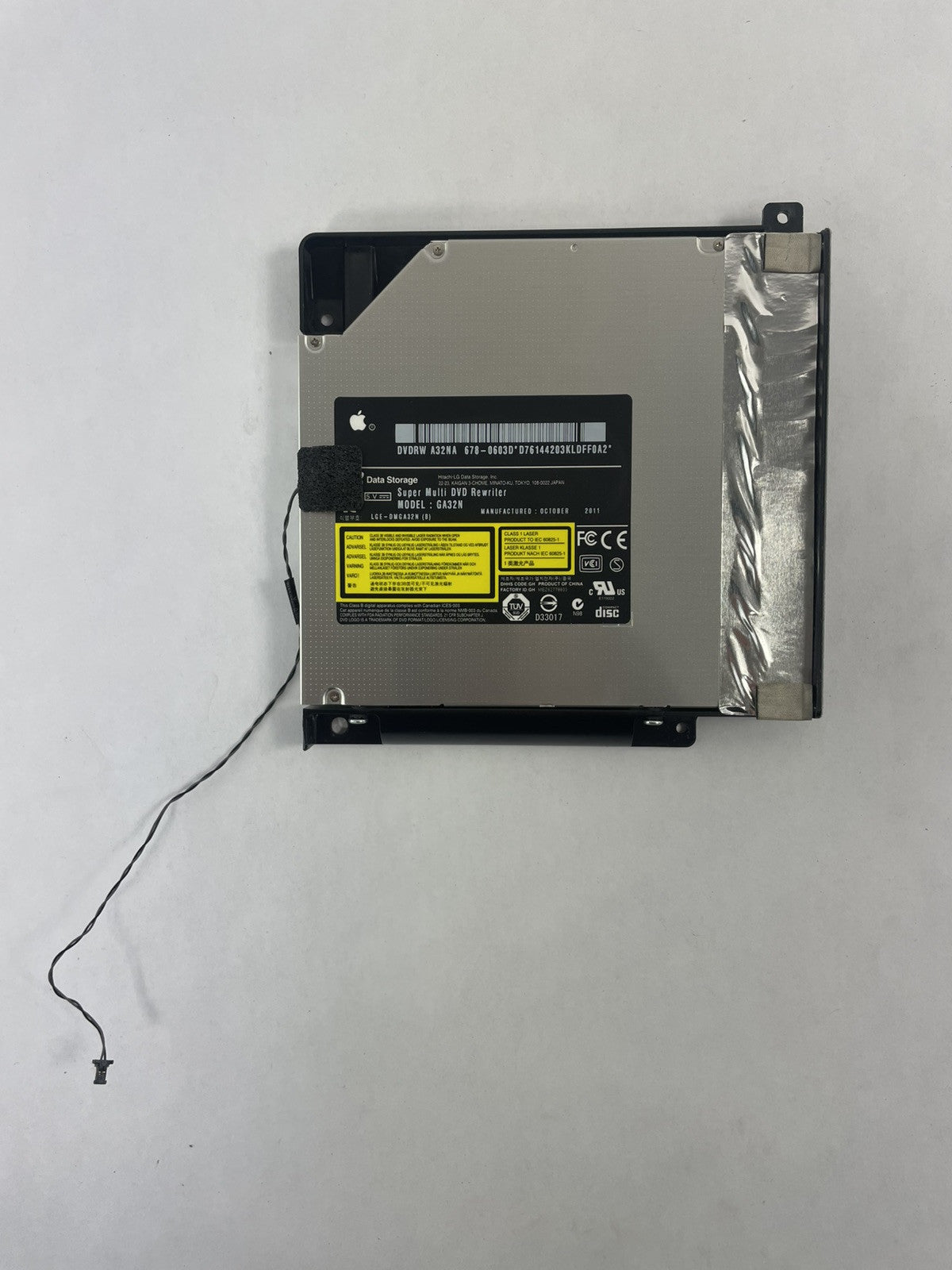 Apple iMAC 21.5" A1311 DVD-RW Burner Drive SATA GA32N 678-0603E 593-1376