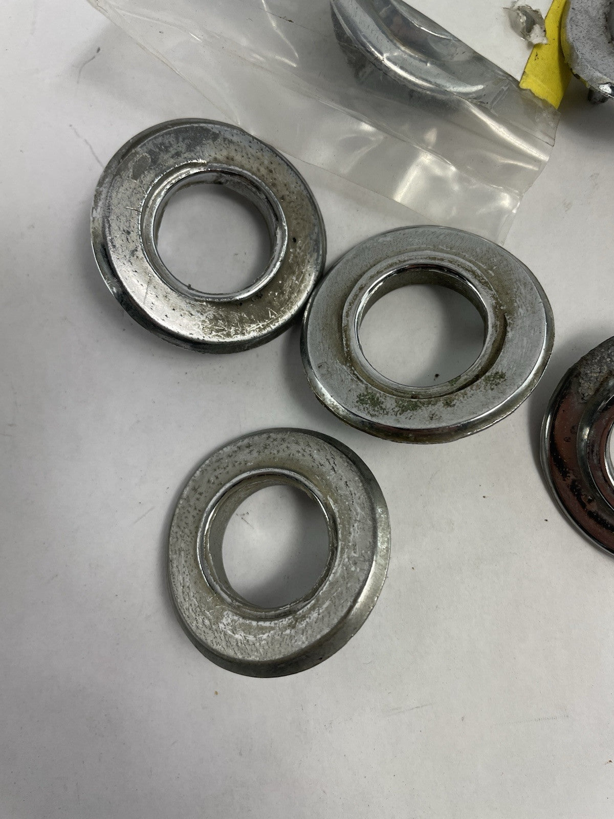 Lot of 7: 1970 1971 1972 1973 1974 BARRACUDA CUDA RADIO ANTENNA BASE TRIM BEZEL