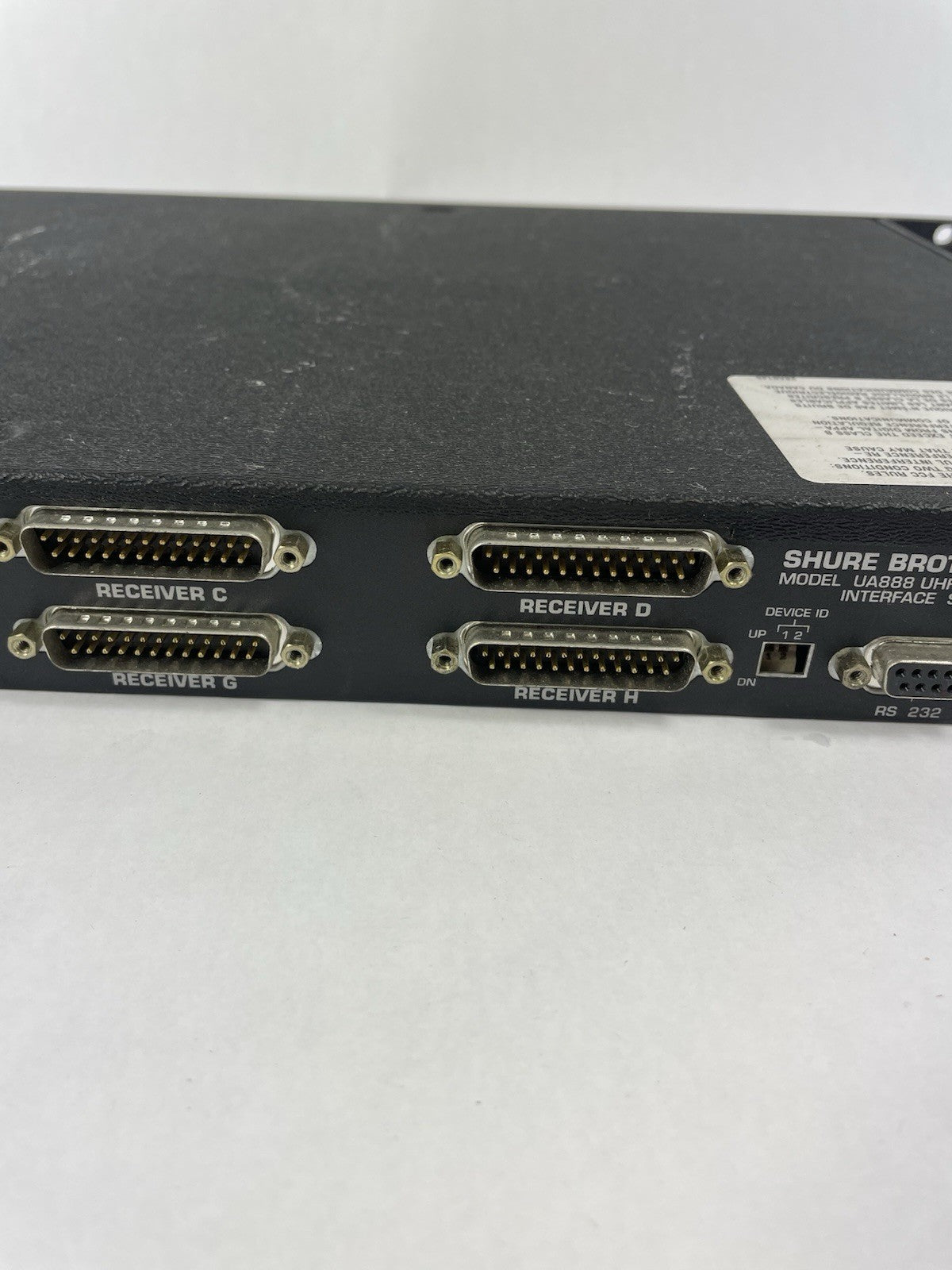 Shure UA888 UHF Computer Networking Interface System