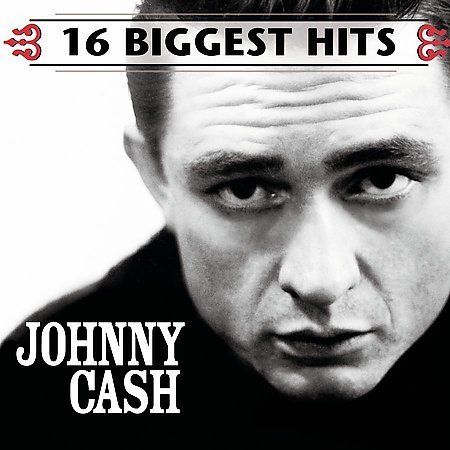 Johnny Cash : 16 Biggest Hits Digital AudioCD ( 1999 ) 70th Birthday Sticker  #1