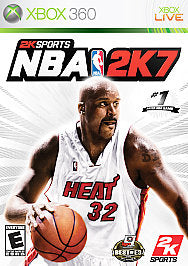 Lot of 3 x XBOX 360 Live : 2K Sports NBA 2K7 , NBA 2K12 , MBA Live 2006