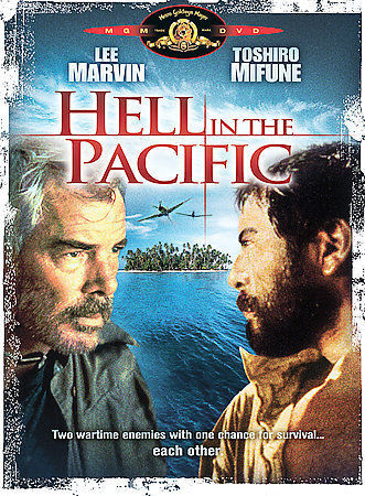 Hell in the Pacific DVD Video 1968 Lee Marvin Toshiro Mifune World War 2 MINT