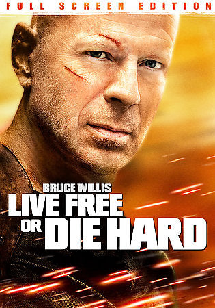 Die Hard 4: Live Free or Die Hard (DVD, 2007, Rated Full Frame Single Disc...