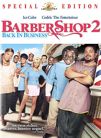Barber Shop 1 & 2 LOT Back In Business DVD Movie Ice Cube Cedric The Entertainer
