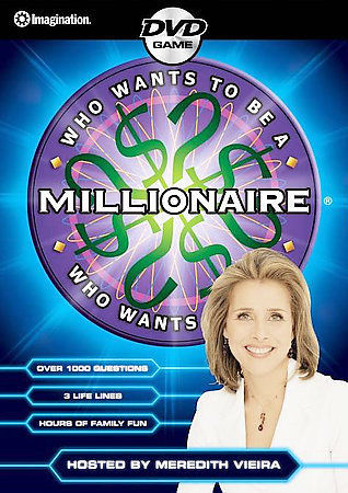 Who Wants To Be A Millionaire DVD Interactive Game - DVD-ROM - VERY GOOD FSTSHP