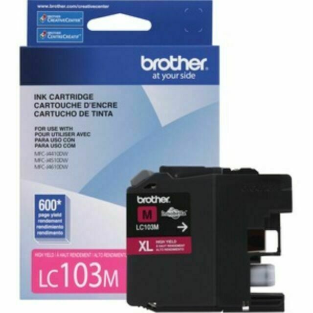 Geneuine Brother LC103M LC-103XL Innobella High-Yield Ink Magenta