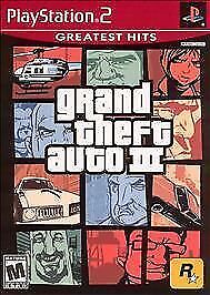 Grand Theft Auto III + GTA Vice City PS2 PlayStation 2 Includes 1 Manual - LOOK
