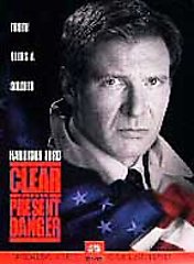 Clear and Present Danger, The Sum of All Fears 2 x DVD Lot *VGC Free Shipping