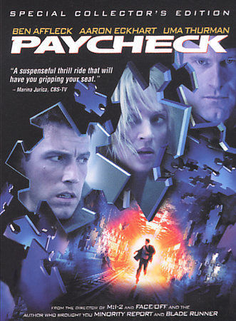 Paycheck (DVD, 2004, Widescreen, Special Collector's Edition) Mint Condition