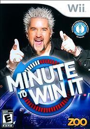 Minute to Win It (Nintendo Wii, 2010) Brand New - Sealed Game - Fast Free Ship