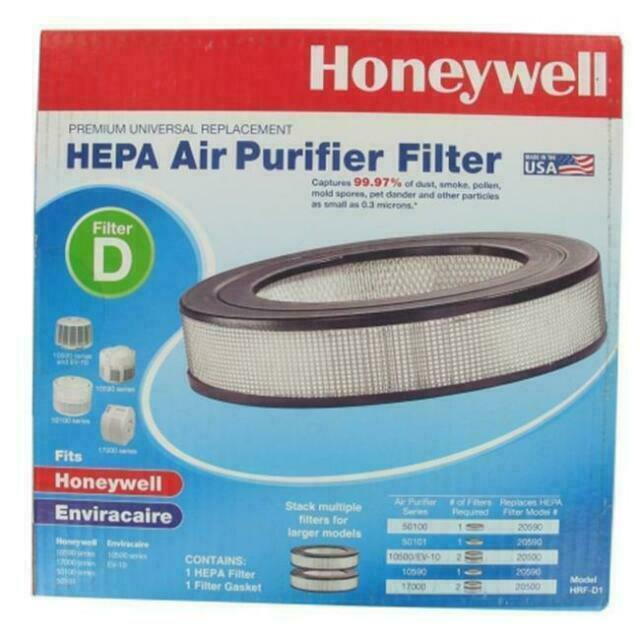 OEM Honeywell HRF-D1 HEPA Air Purifier Filter D Universal Replacement