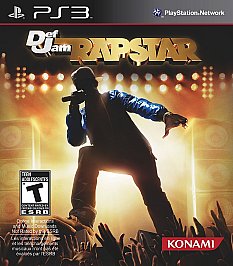 NEW FACTORY SEALED DEF JAM RAPSTAR FOR SONY PS3 PLAYSTATION 3  RAP STAR FSTSHP