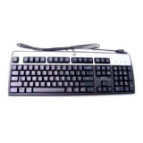 Clicky Keyboard HP KU-0316 Black/Silver USB Wired Tactical Feel - Free shipping
